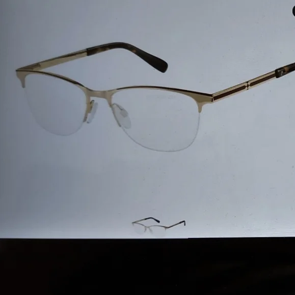 Pierre Cardin gold copper Woman eyeglasses. - Picture 10 of 16